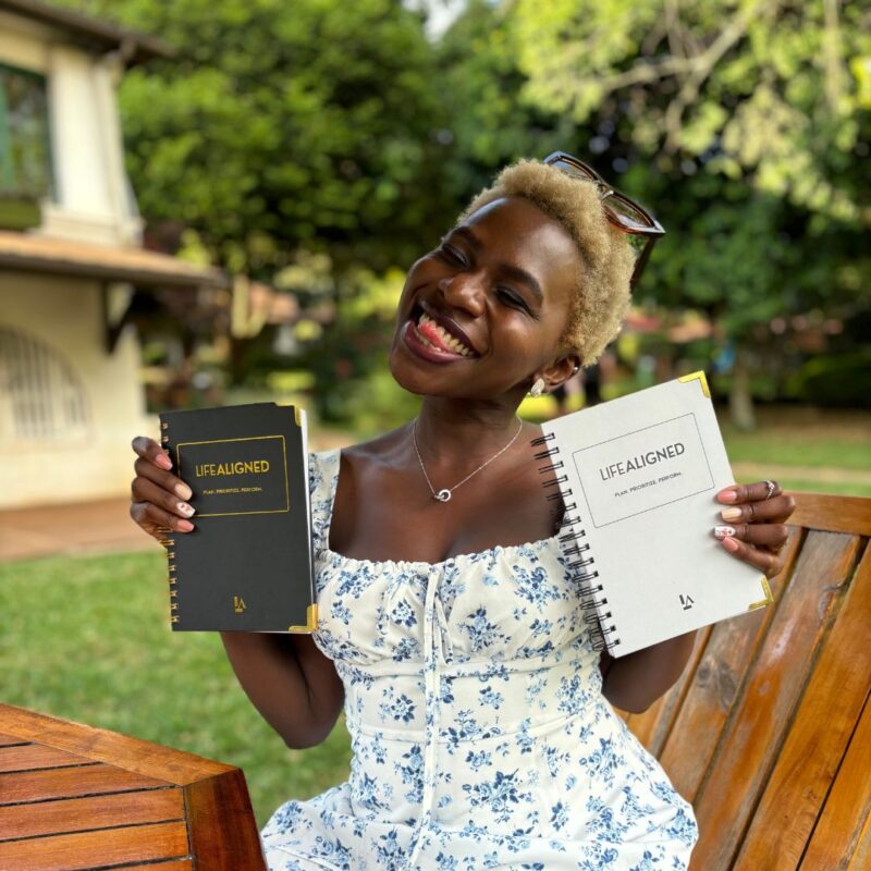 Customer workspace featuring Life Aligned planners